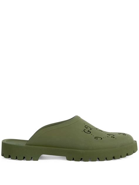 gucci slippers groen|gucci slippers for women.